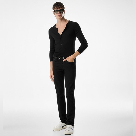Tom Ford Other - Tom Ford Black Stretch Straight Fit Denim